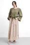 Molly Nelly Women's Tie-Up Balloon Sleeve Shirt - 6