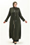 Large size stone ferace 5044-06 khaki green