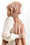 Karaca natural fiber shawl 82008-17 brown mustard - 4