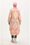 Ethnic pattern buttoned cap 0556-05 mustard - 5