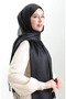 Long Fringed Viscose Shawl 70331-09 Black - 3