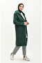 Hooded stamp cap 1691-01 emerald green - 2
