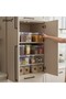 Set of 6 15 Liter (15X6) Horizontal Food Storage Containers with Plastic Locking Lids Kitchen Interior-Exterior Organizer - 5