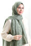Karaca Natural Fiber Shawl 82008-04 Green - 2