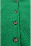 Hooded Buttoned Winter Cap 2251-03 Green - 4