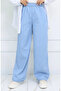 Tensel Buy Elasticated Jeans 7568-04 Sky Blue - 3