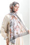 Hanzade French Silk Shawl 70330-06 Earth Brown