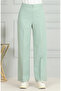 Wide Leg Trousers 1149-08 Water Green - 2