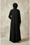 Scuba Fabric Arma Detailed Zippered Jacket 0229-01 Black - 5