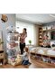 Set of 10 30 Liter (30X9) Horizontal Food Storage Containers with Plastic Locking Lids Kitchen Interior-Exterior Organizer - 2