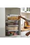 Set of 4 20 Liter (20X4) Horizontal Food Storage Containers with Plastic Locking Lids Kitchen Interior-Exterior Organizer - 6