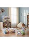 Set of 3 30 Liter (30X3) Horizontal Food Storage Containers with Plastic Locking Lids Kitchen Interior-Exterior Organizer - 7