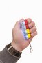 Yellow Red Fan-Lighted 4-Piece Stress Reliever Mechanical Key Keychain with Sound Mechanical Key Feel - 3