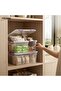 Set of 2 20 Liter (20X2) Horizontal Food Storage Containers Plastic Lock-Lid Kitchen Interior-Exterior Organizer - 3