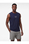 Straight Fit Sleeveless Crew Neck Printed Sports Athlete Tank Top - 2