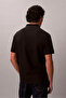 Ss Refined Pique Tipped Classic Men's Polo Neck T-Shirt Black - 2