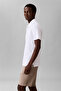 Ss Tech Birdseye Interlock Polo Men's Polo Collar T-Shirt White - 4