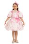 Polka Dot Bow and Hair Accessory Evening Gown Girl's Birthday Dress 3-4-5-6-7 Years Old 35365Pr - 2