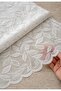 Premium Series Scallop Edge Lace Dining Tablecloth for 6-8 People (155X220 cm) - 3