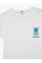 Crew Neck Short Sleeve Cotton Printed T-Shirt - 6