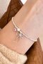 Bow Heart Pinterest Design Women's Bracelet Steel Premium Pearlized - 3