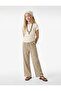 Cotton Shirred Detailed Camisole Short Sleeve Crew Neck T-Shirt