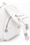 Women's Mini Multi-Compartment Fabric Bag Backpack – with Cover Pocket Detail Daily Use Bag Pieces - 4