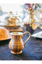 كوب آيران نحاسي مطرز بلون نحاسي غير لامع (قطعة واحدة)