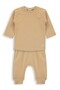 Star Embroidered 3-18 Month Set - Brown
