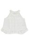 6-9 Years Old Set with Ruffled Hem - Off-White - 2