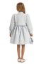 Stylish Detailed Special Occasion Girl's Evening Dress Bolero and Bag Set 3-4-5-6-7 Years 35388Pr - 5
