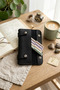 100% Genuine Leather Roll-Up Pen Holder, Multi-Purpose Leather Case with Snap Closure - 2