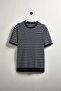 Crew Neck Striped Knitwear T-Shirt E3252Ax25Sm - 6
