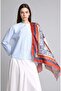 وشاح نسائي منقوش F5204AXNS