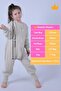 Children's Seasonal Sleeping Bag 2-8 Years Old 1 Tog 4 Layers Muslin Long Sleeve Sleeping Bag - 4
