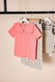 100% Cotton Linen Blend Short Sleeve Shirt for Baby Girl H4253A526Sm - 4