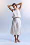 100% Cotton Balloon Fit Poplin Tank Top H2648Ax26Sm - 2