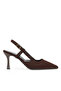 , Women's Heeled Shoes 1611060Z3600 Brown - 3