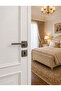 Anka Square Badge Room Door Handle Matte Anthracite