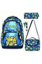 Ultra Light Premium Boys' Orthopedic Primary School Bag with Back Support, Thermal Lunch Box and Pen Holder