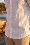 Men's 100% Cotton Premium Modal Fabric Breathable Comfortable Long Sleeve Shirt - White - 4