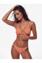 Beaded Textured Drawstring Slip Bikini Bottom - 2