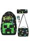 Ultra Luxury Boys' Orthopedic Waterproof Cupe World Primary School Bag Thermal Lunch and Pen Holder