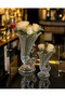 Special Design Crystal Cut Double Swan Vase - 4