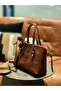Mini Tote Genuine Leather Stylish Practical Minimal Bag. Birthday & Mother's Day & Valentine's Day Gift - 4
