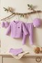 Lavender Garden Lilac 5-Piece Newborn Baby Hospital Discharge Set