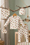 5-Piece Newborn Baby Hospital Discharge Set Teddy Bear