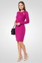 Women Ribbed Sweater Dress, Purple