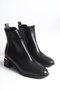 Bette Women's Short Heeled Shiny Boots A006-K9782 - 2