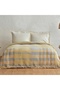 Striped 100% Cotton Double Muslin Pique Blue